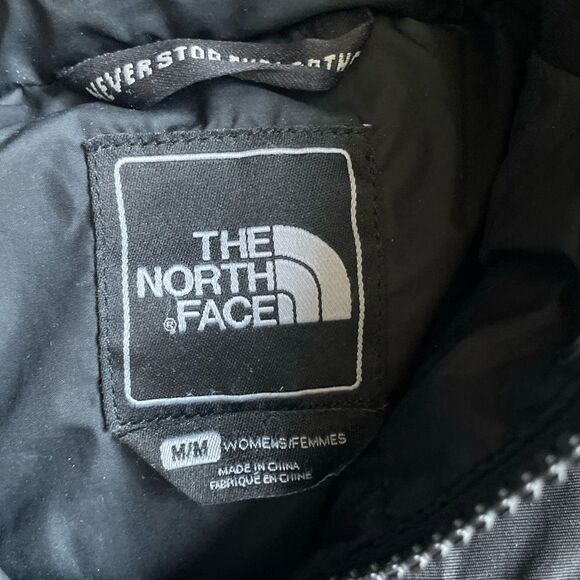 The North Face Jacket Coat HyVent Goose Down Hooded Parka Puffer Long Sz M - Picture 6 of 15